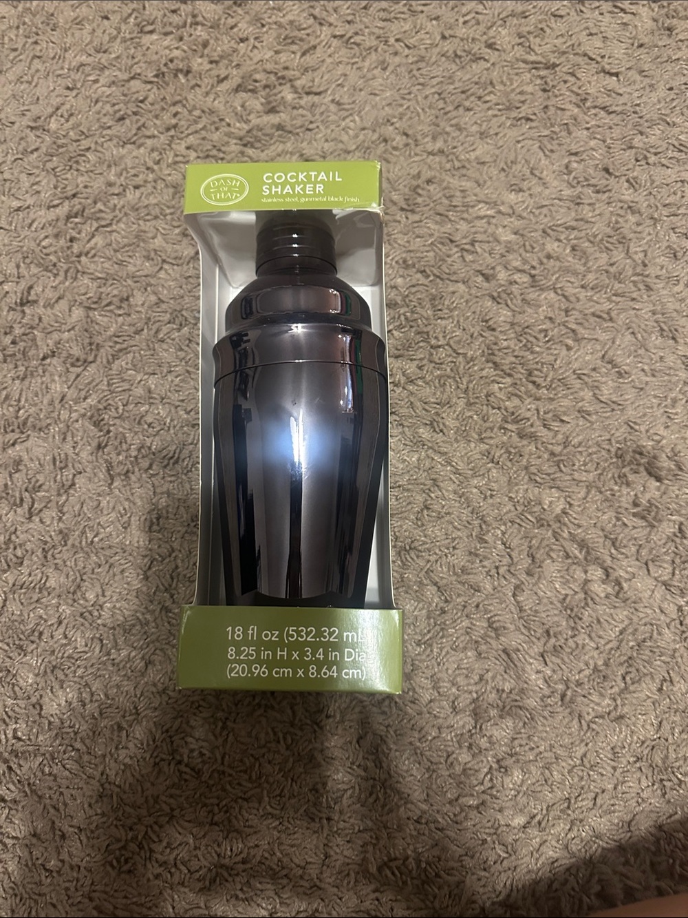 Cocktail Shaker - Metallic Smoke Finish